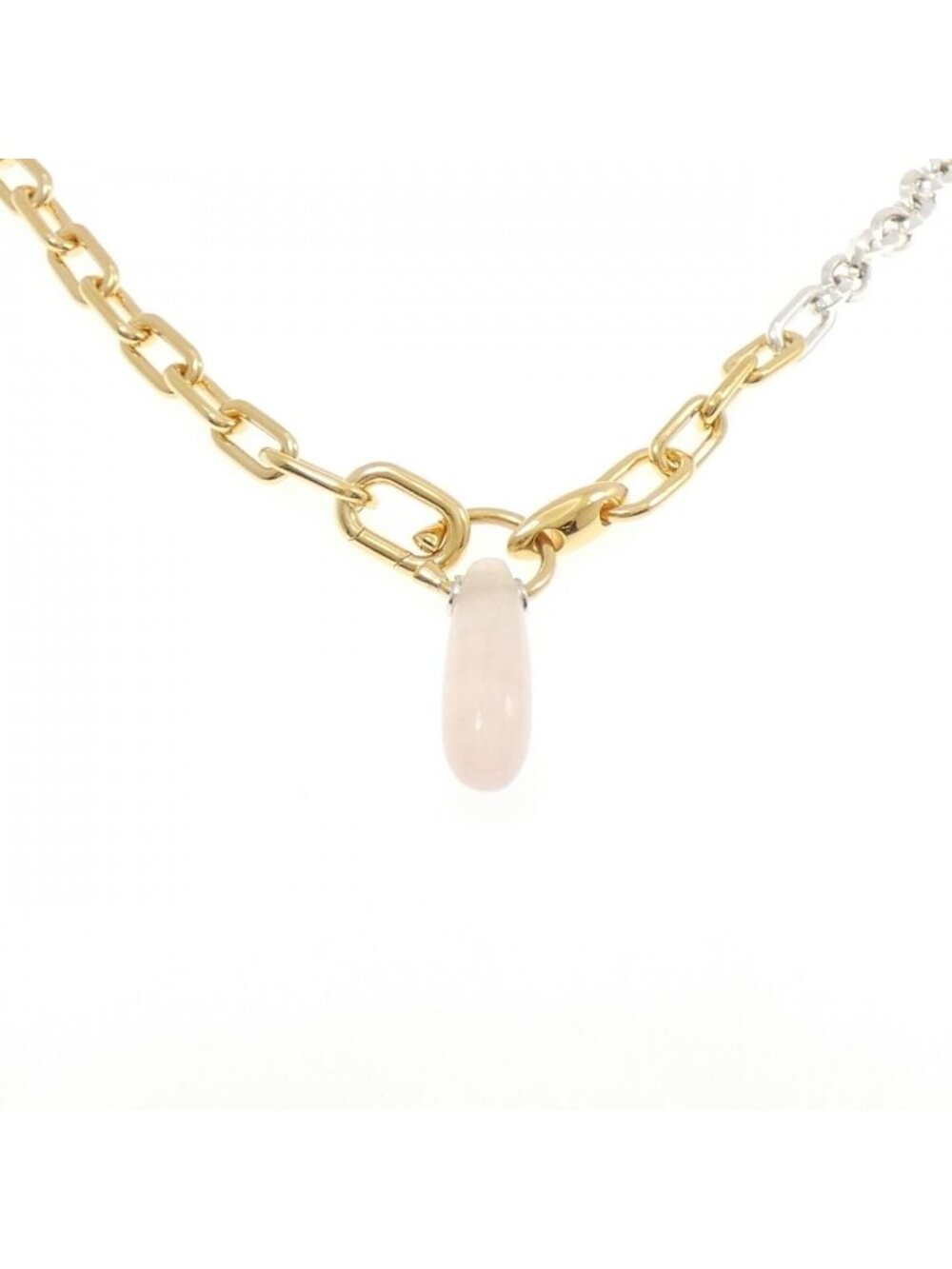 Bottega Veneta Rose Quartz Necklace